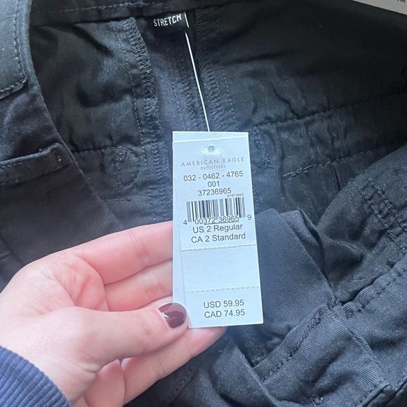 American eagle wide leg black pants - Picture 2 of 4